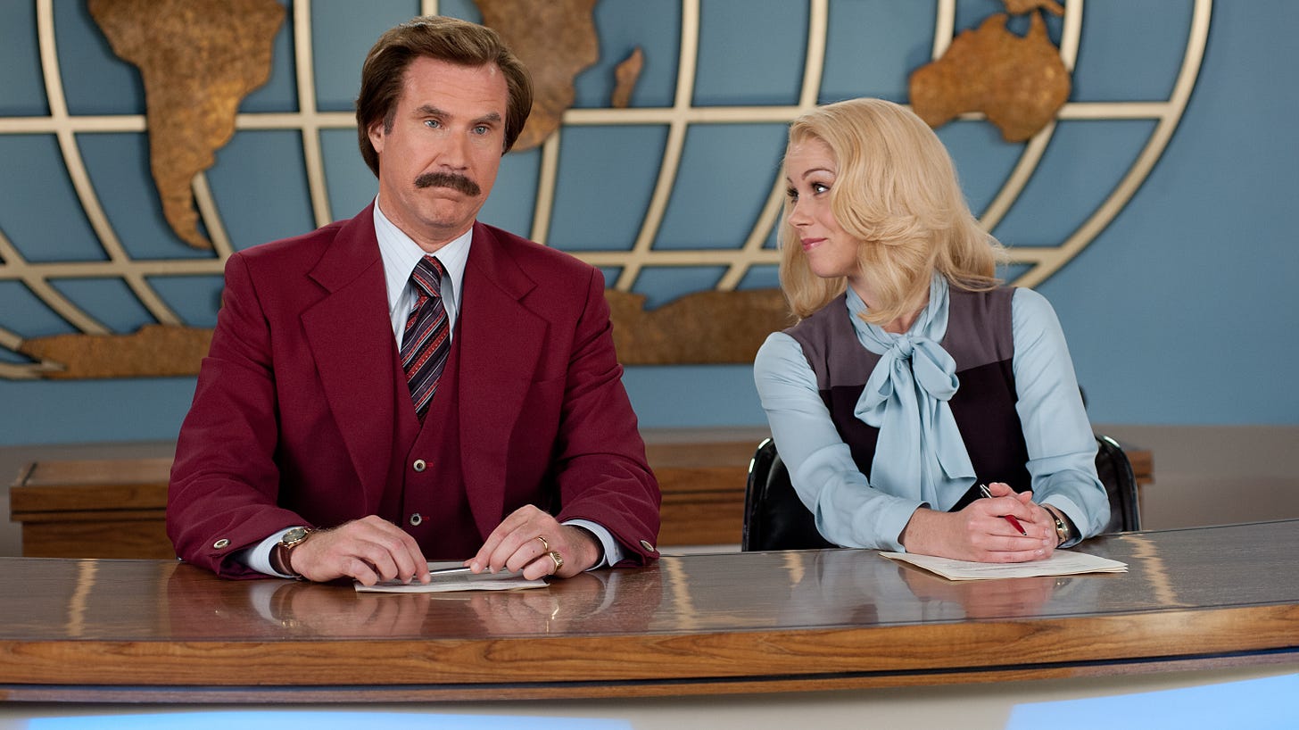 Movie Review - 'Anchorman 2: The Legend Continues' - Ron Burgundy, Still A  Legend In His Own Mind : NPR