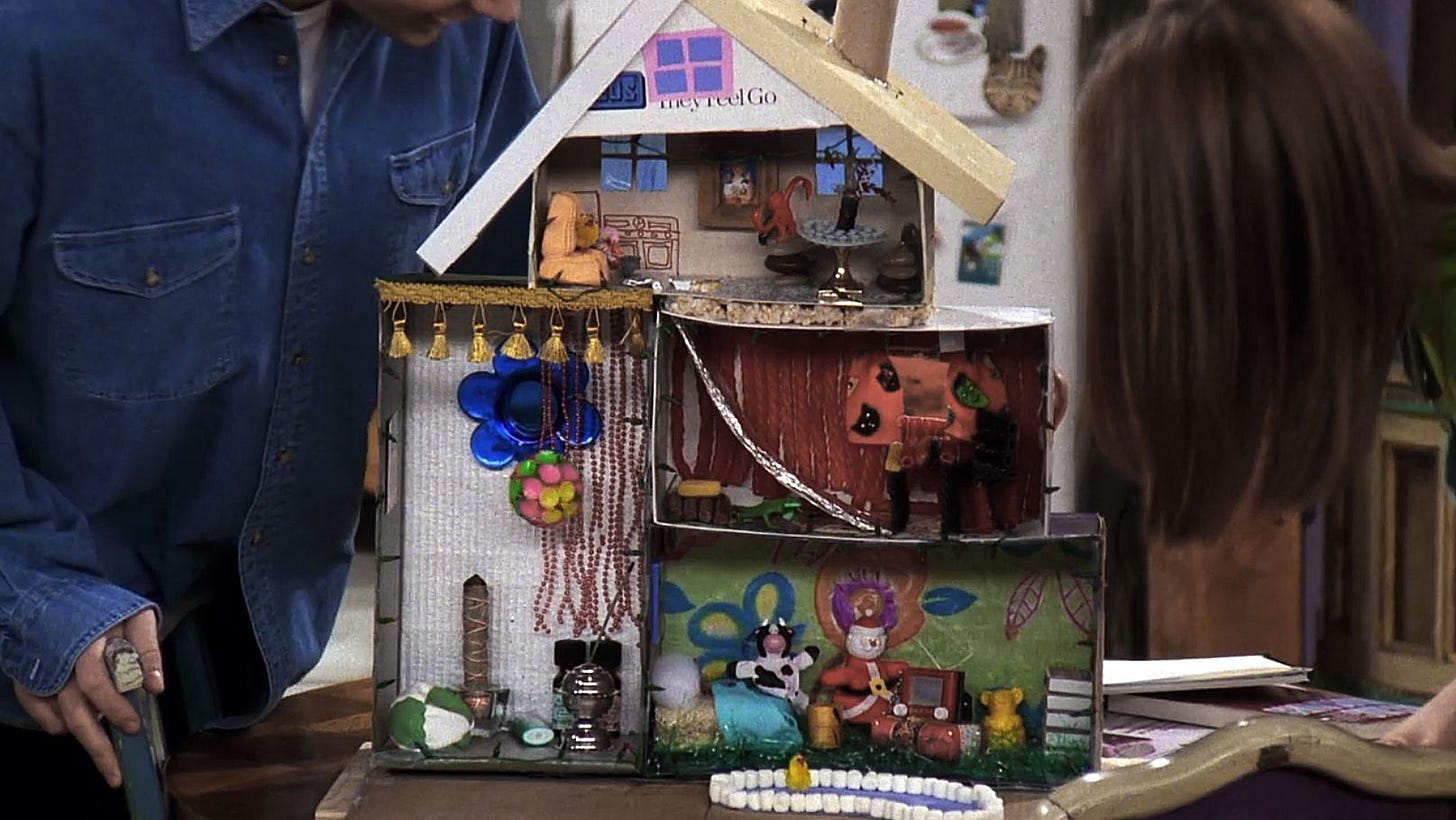 phoebe's dollhouse | Doll house, Friends phoebe, Phoebe buffay