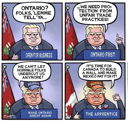 Doug Ford’s decision to align himself with Donald Trump’s trade rhetoric might protect Ontario’s economy in the short term but risks alienating key allies and undermining long-term prosperity.