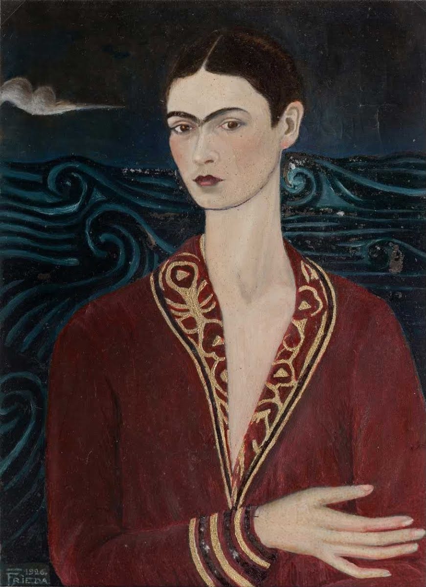 Autorretrato com vestido de veludo - Frida Kahlo — Google Arts ...
