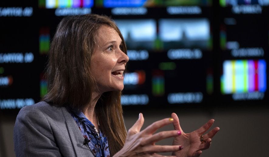 Director of the U.S. Cybersecurity and Infrastructure Security Agency (CISA) Jen Easterly speaks to The Associated Press in Washington, Wednesday, Oct. 2, 2024. (AP Photo/Ben Curtis)