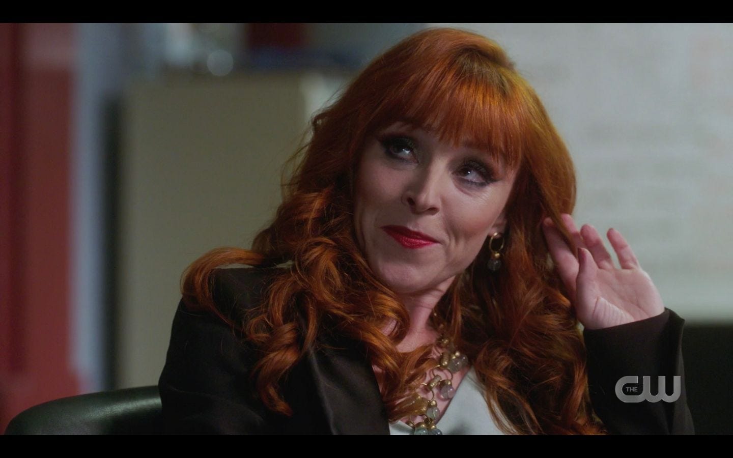 Rowena smiling flirty Supernatural Raising Hell