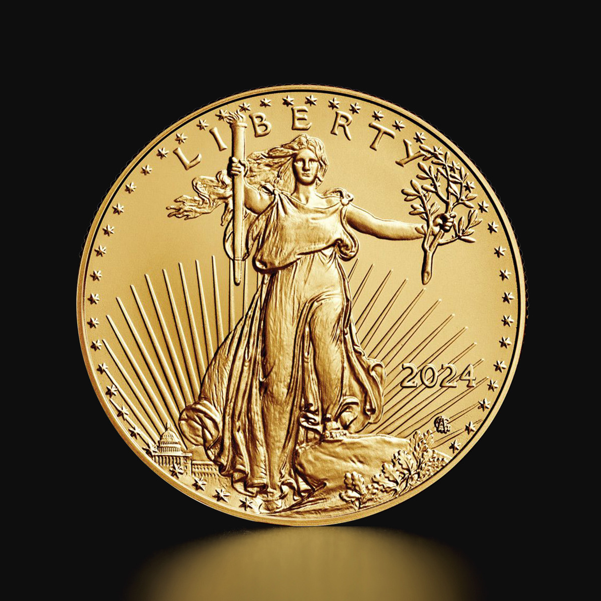 1 oz American Eagle Gold Coin - Tavex Sweden