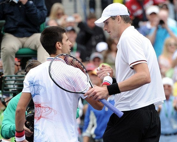 novak djokovic takes on john isner for 2015 miami open semi finals