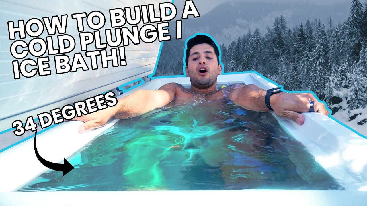Ice Bath | How To Build DIY Cold Plunge - Wim Hof Method (LESS THAN ...