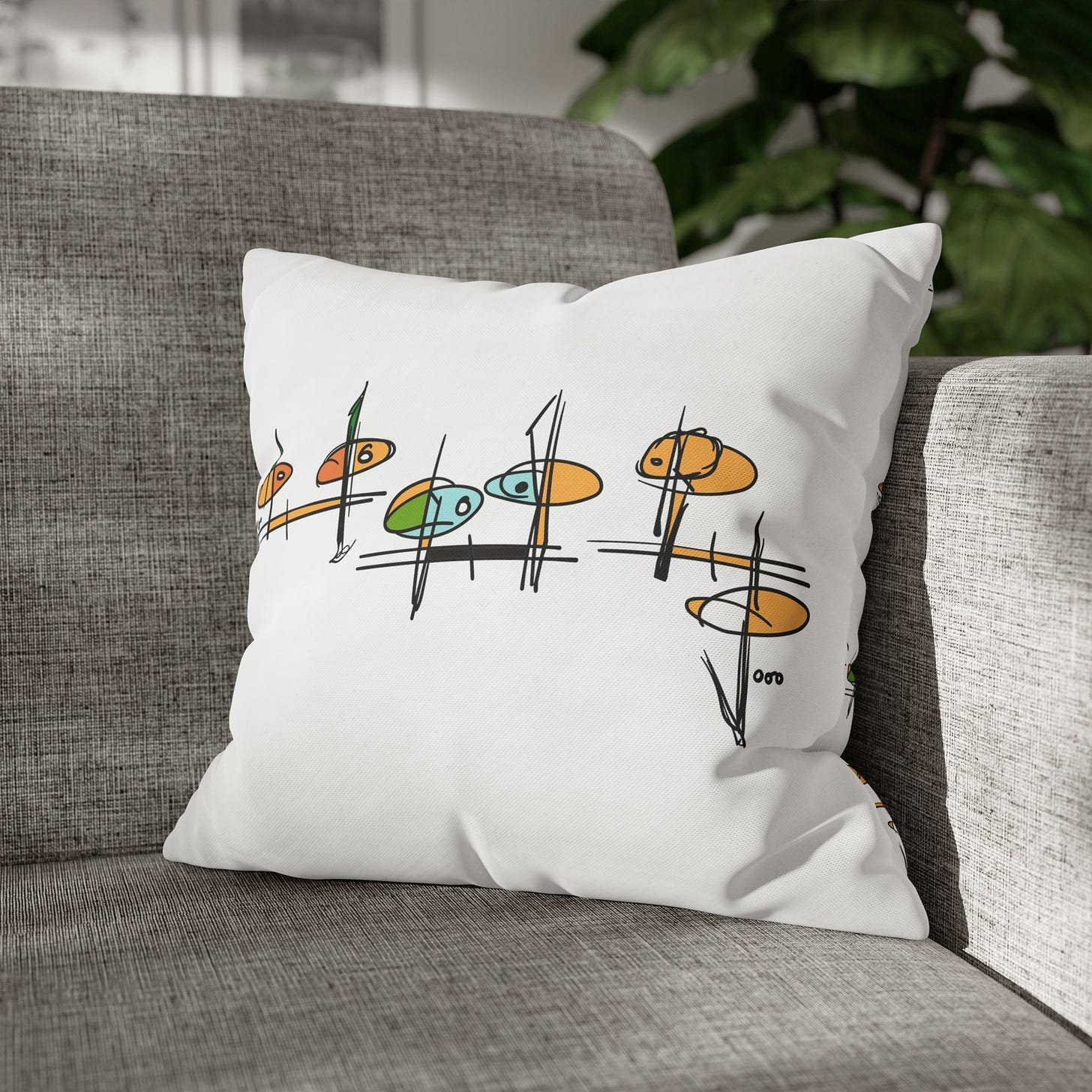 Echo of Silence Pillow Case by Northwindillustrations