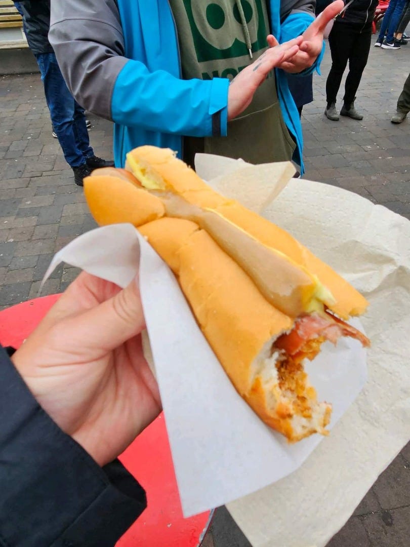 Icelandic hot dog