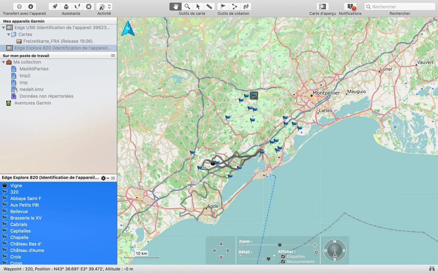 Les POI du GPS