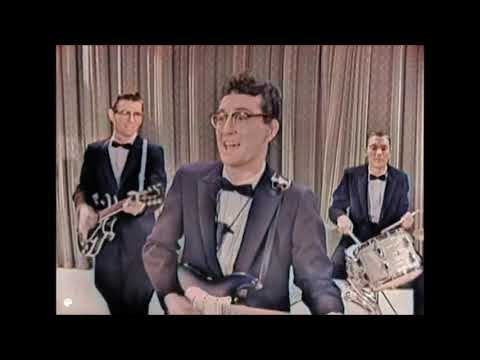 Buddy Holly - Peggy Sue (in colour) - YouTube