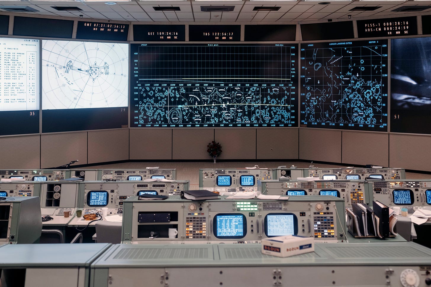 NASA Reopens Apollo Mission Control Room That Once Landed Men on Moon - The  New York Times