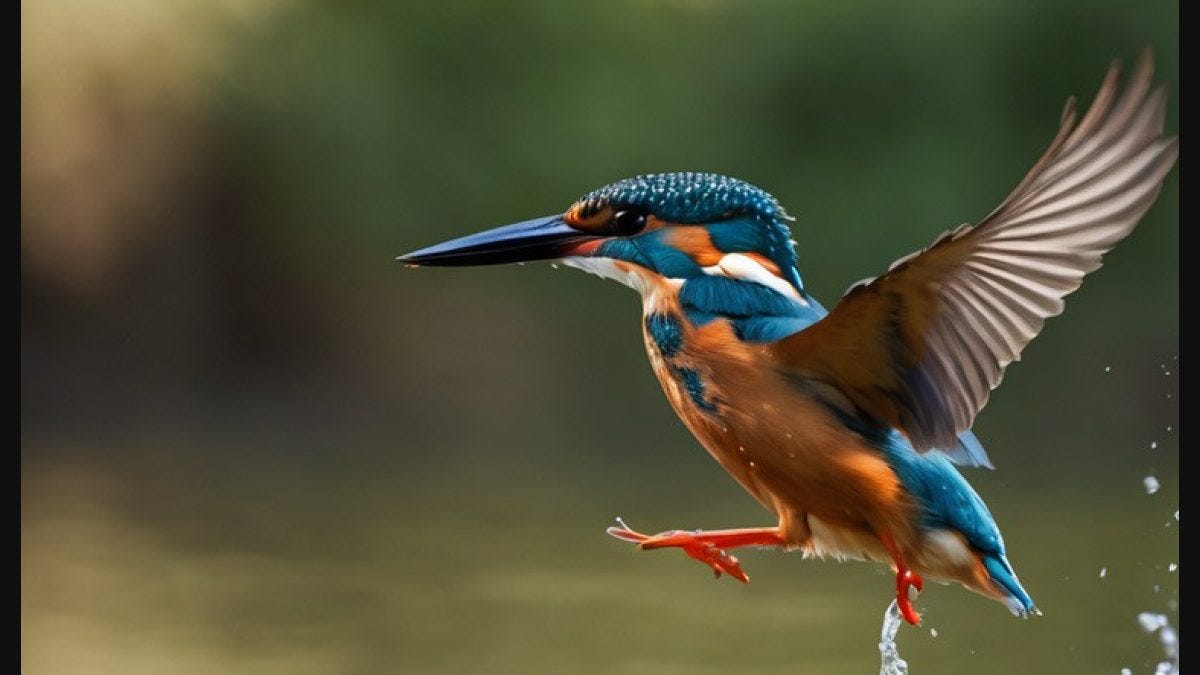 How kingfishers dive headfirst without damaging their brains - The Week