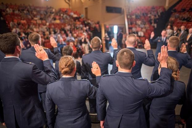 Air Force Reserve Officers’ Training Corps cadets