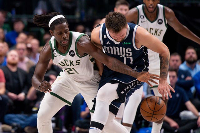 Jrue Holiday comes up with humble response on how to shut down Kyrie Irving  and Luka Doncic ahead of NBA Finals