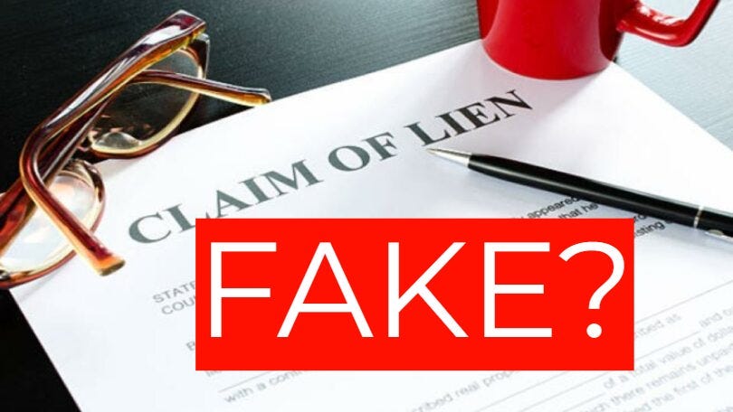 FAKE LIEN?