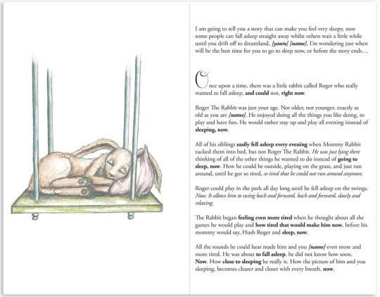 The Rabbit Who Wants to Fall Asleep': Why This Bedtime Book Makes Children  Konk Out