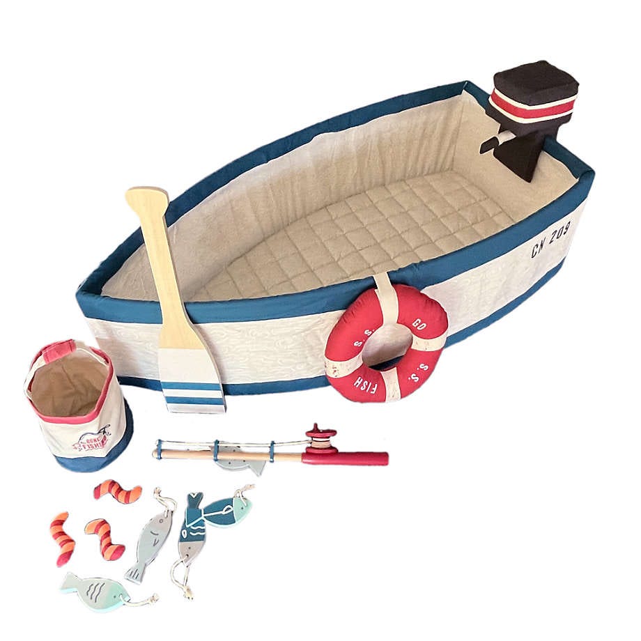 View Wonder & Wise by Asweets Gone Fishing Boat Toddler Activity Toy - image 7 of 7