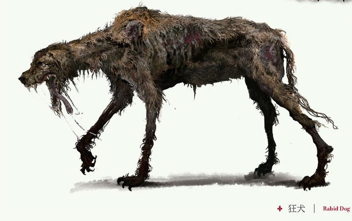 Rabid Dog | Bloodborne Wiki | Fandom