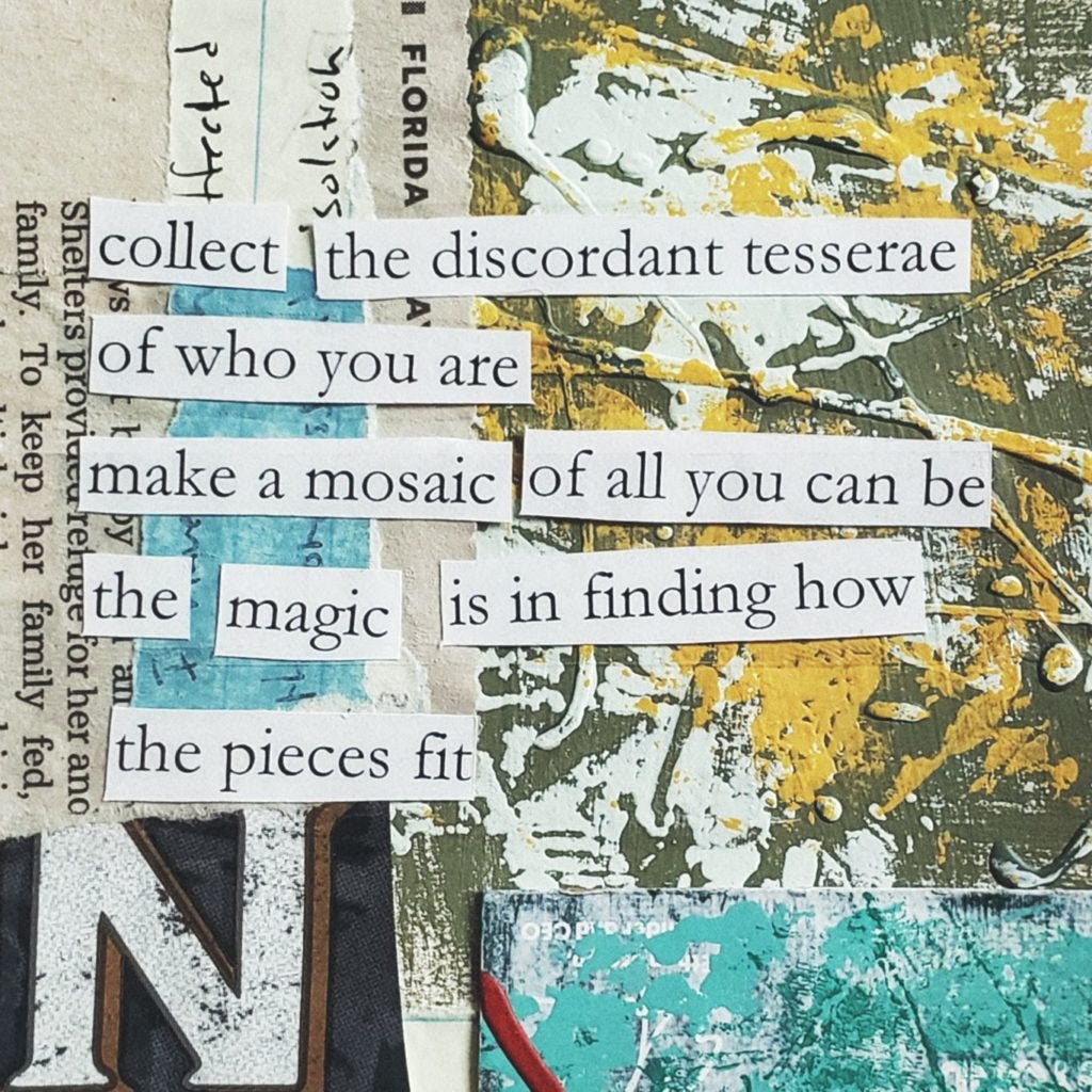 neither finding nor creating: you are how the pieces fit