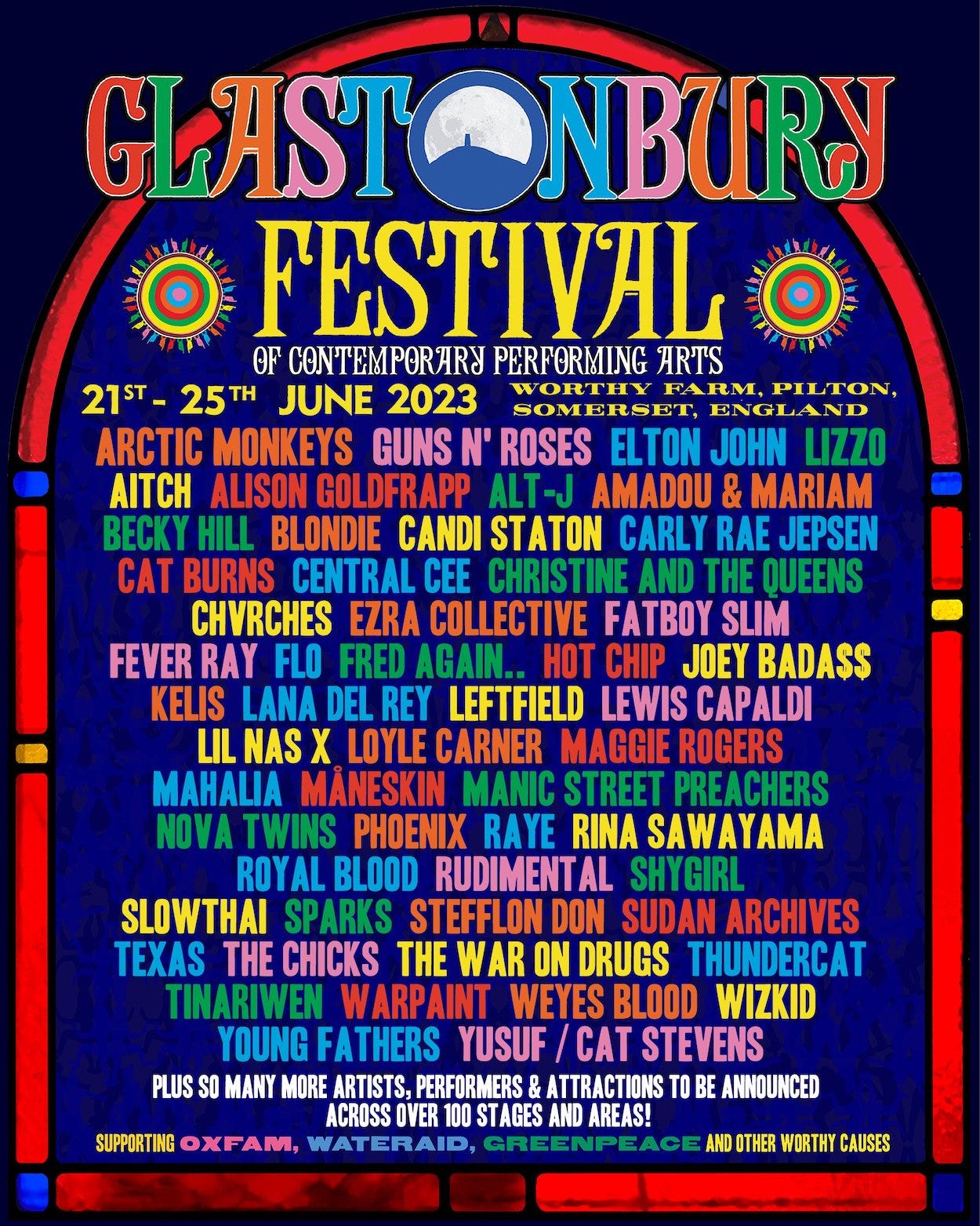 Glastonbury Festival 2023 - Cartel, Entradas y Horarios