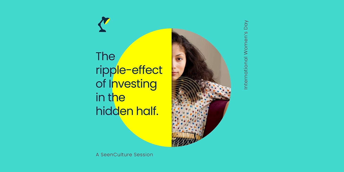 Banner image for SeenCulture Spotlight: The Ripple Effect of Investing in the Hidden Half