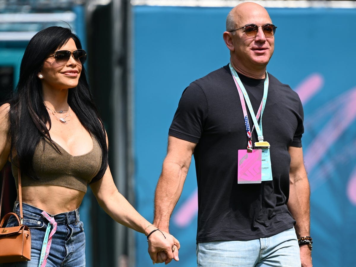 What does Jeff Bezos's new fiancee see in the world's third-richest man?  Must be his enormous philanthropy | Marina Hyde | The Guardian