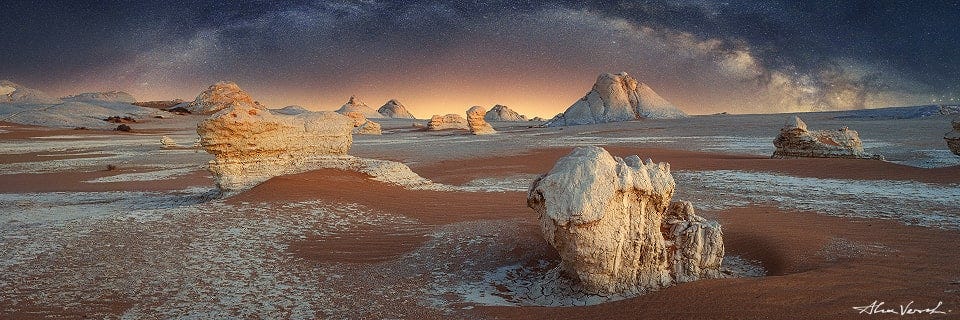 The Bright Side, Sahara, Egypt Landscape Image