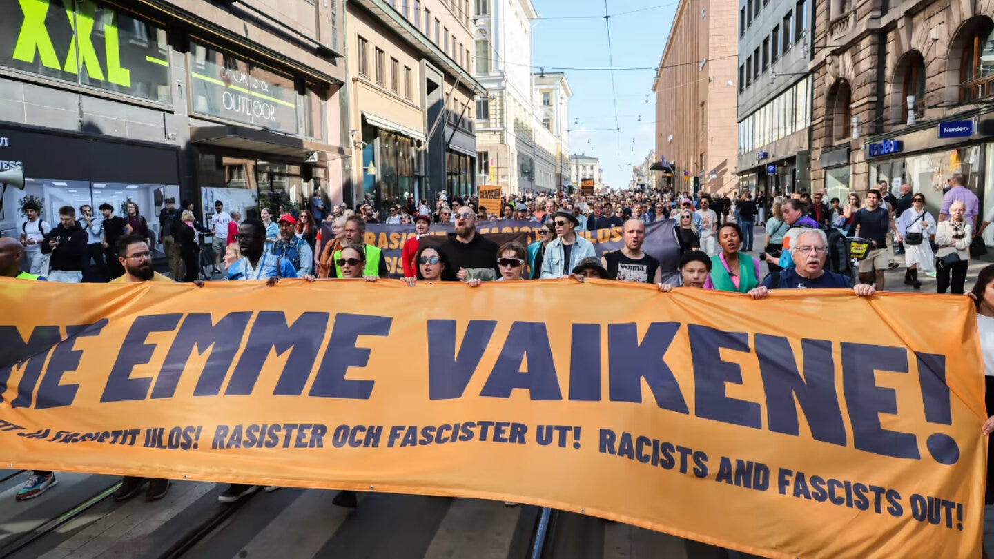 Thousands Unite Against Racism in Helsinki Demonstration