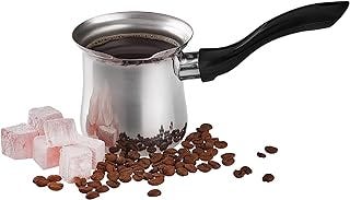 Sponsored Ad - DESTALYA Turkish Coffee Pot Stainless Steel | 10.14 fl oz ibrik Briki Coffee Pot | Small Hot Pot with Spout...