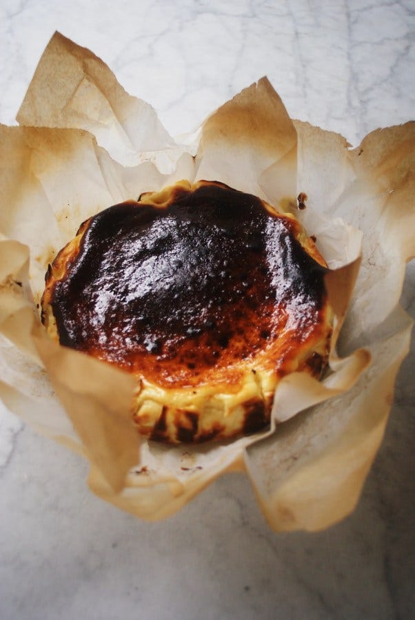 burnt Basque cheesecake