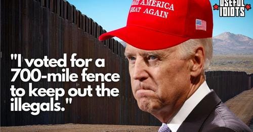 Biden Wants a "Fence to Keep Out the Illegals" – Resurfaced footage