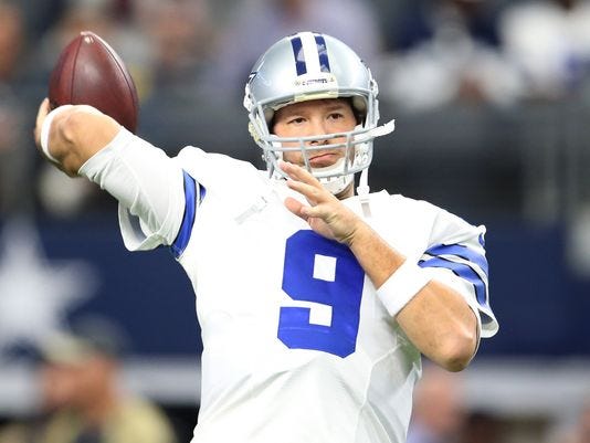 tony romo nfl winner week 17