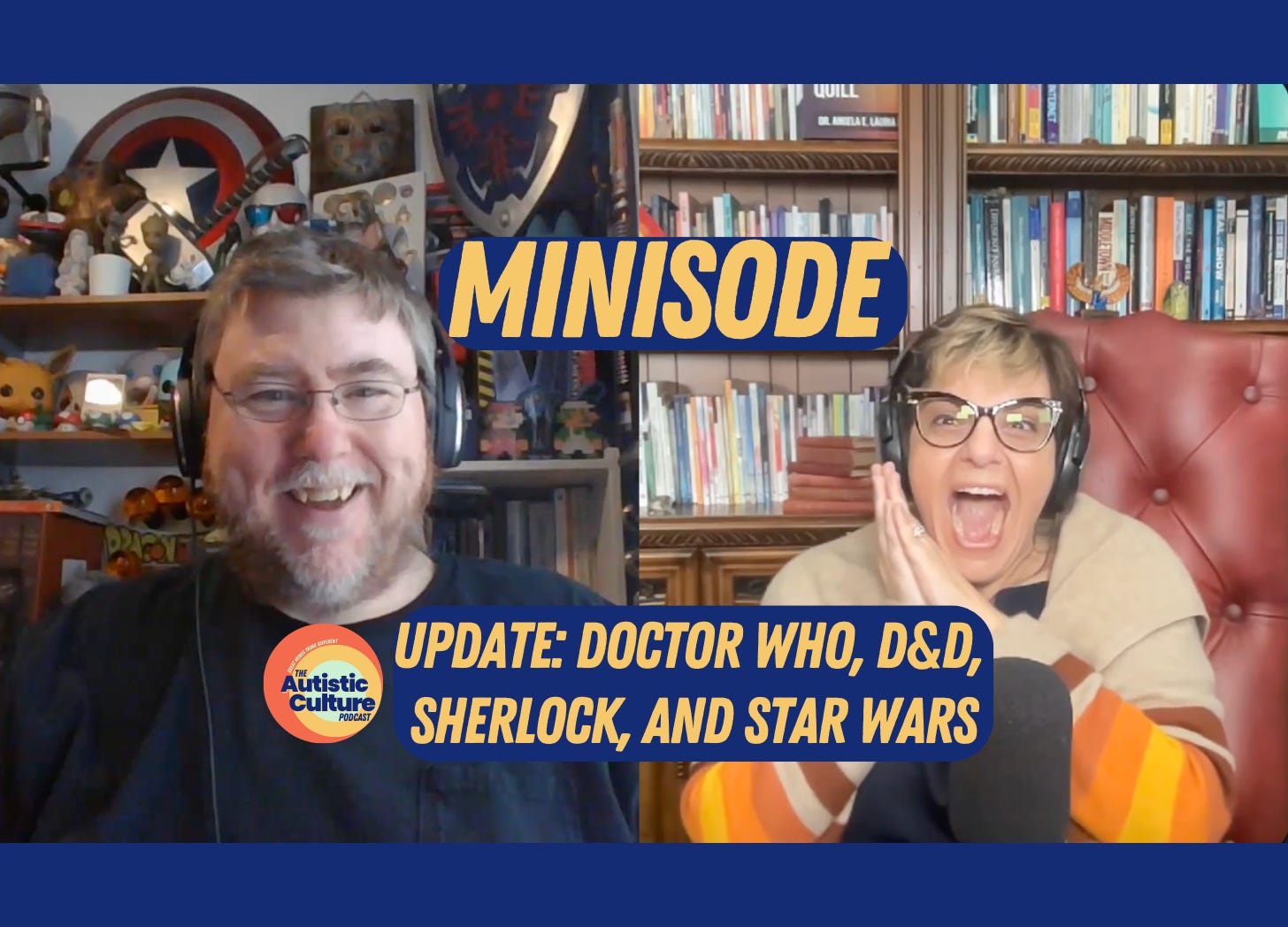 Listen to Autistic podcast hosts discuss: Update on Doctor Who, D&D, Sherlock, and Star Wars. Autism Podcast | Was Peter Cushing on the Autism Spectrum?  Listen in to learn about this Autistic actor and the Autistic characters he played!  Plus, what Autistic activities and special interests he loved.