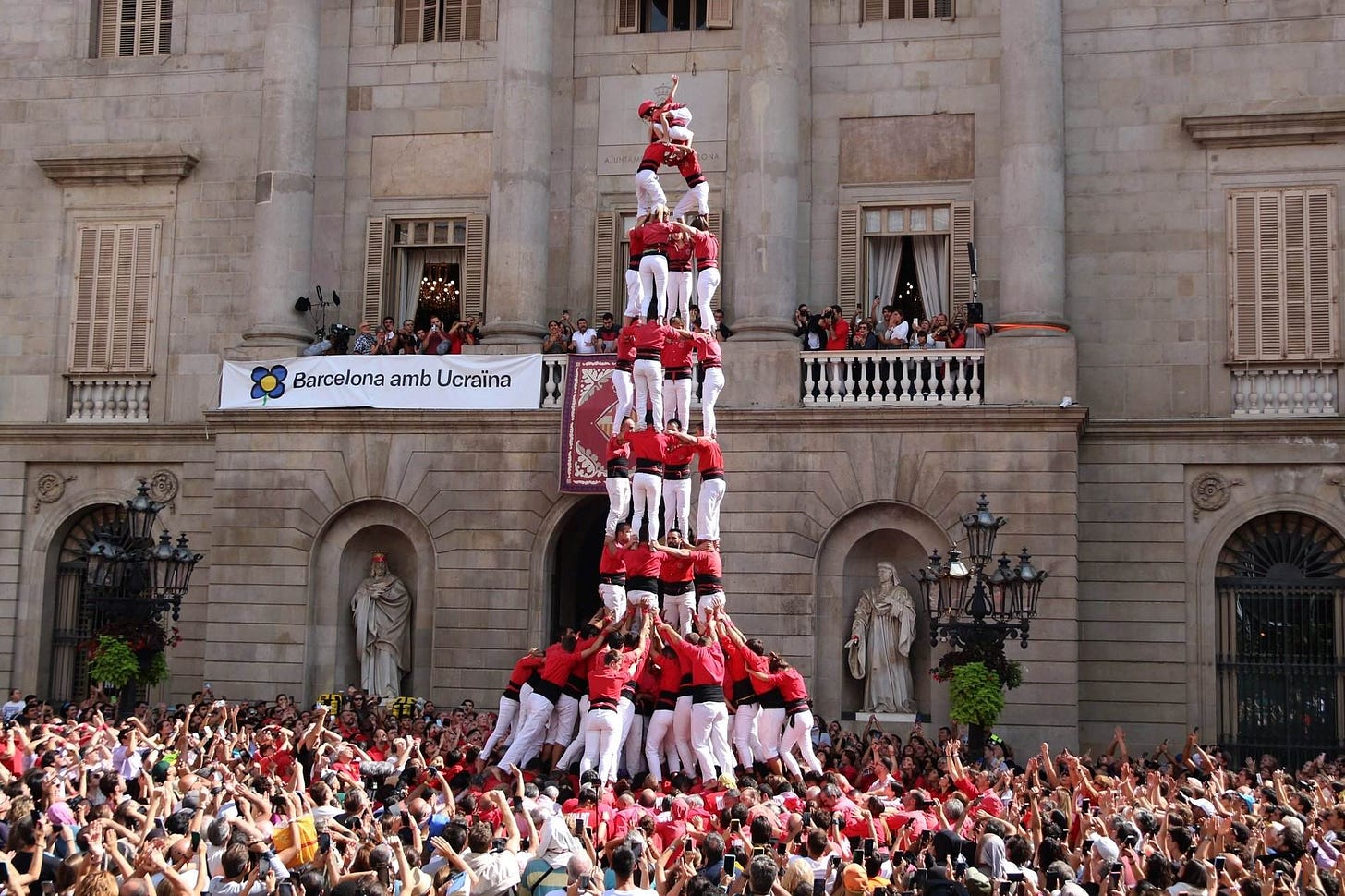 Castellers Mercè 2023: colles y horarios de la diada castellera