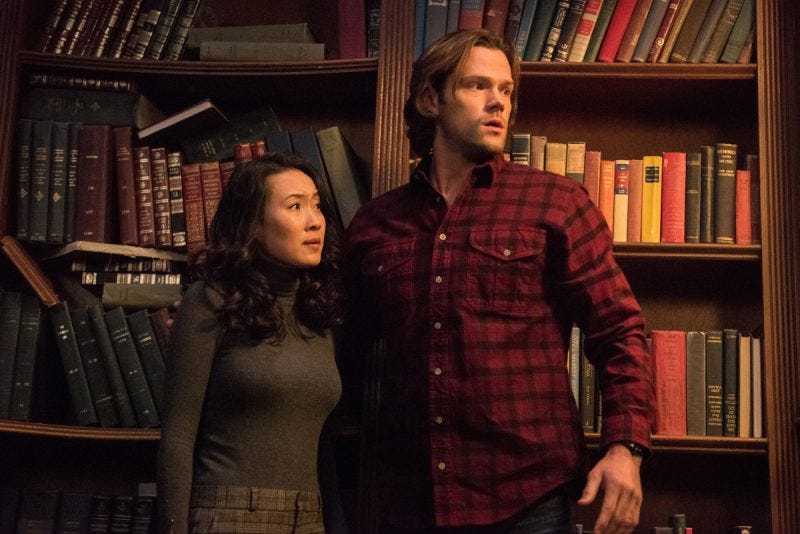 supernatural sam winchester with girl family feud