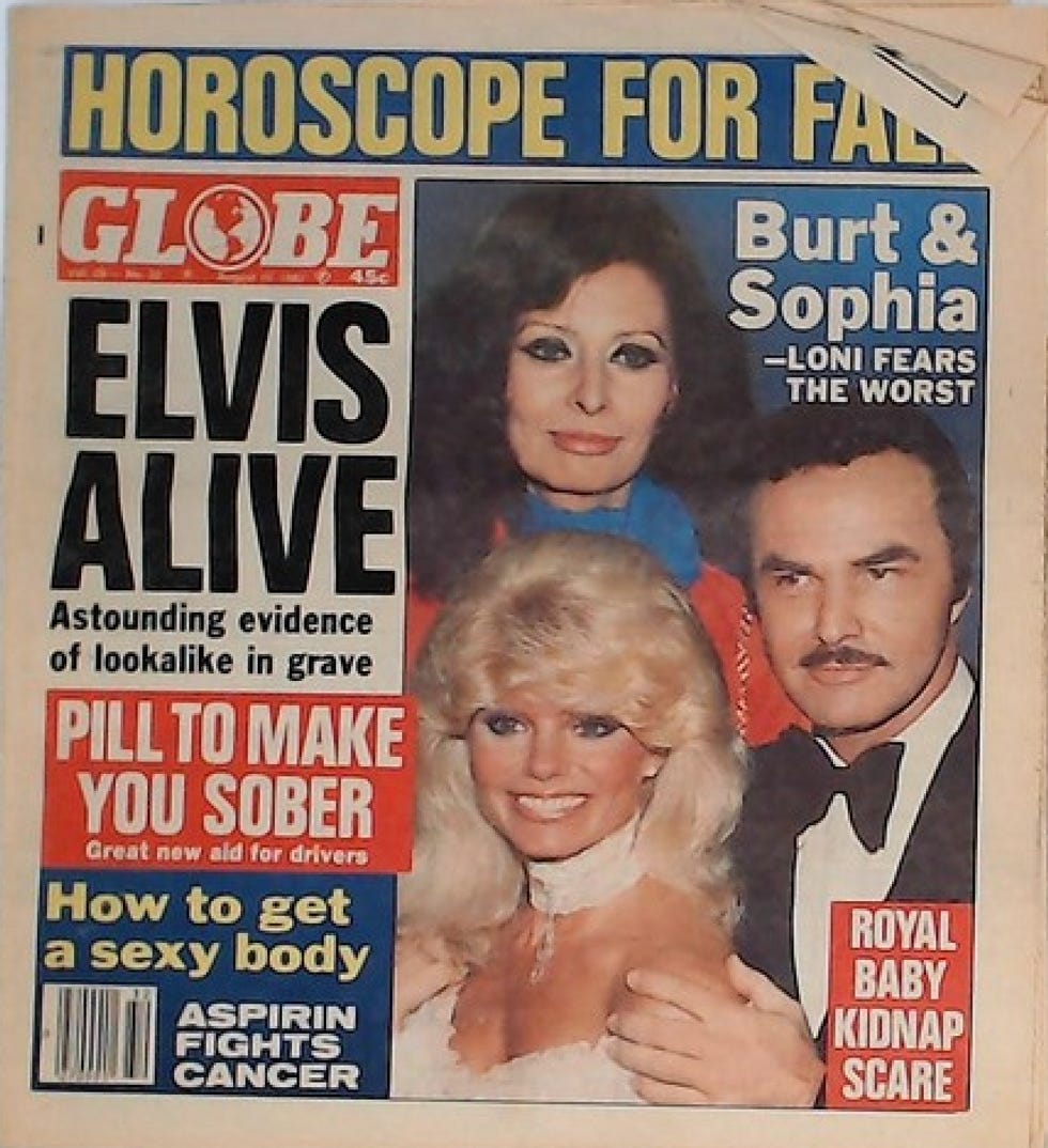 The Globe cover: Elvis Alive