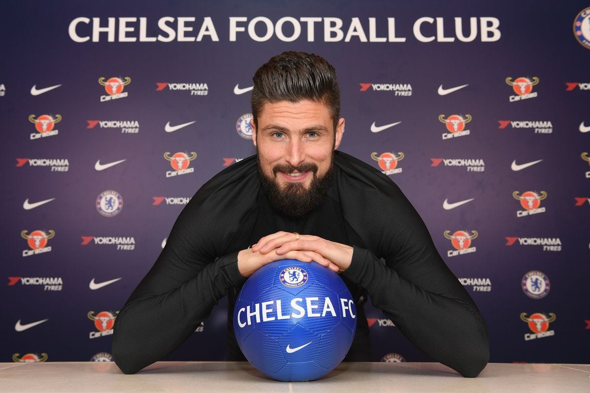 Chelsea Unveil New Signing Olivier Giroud