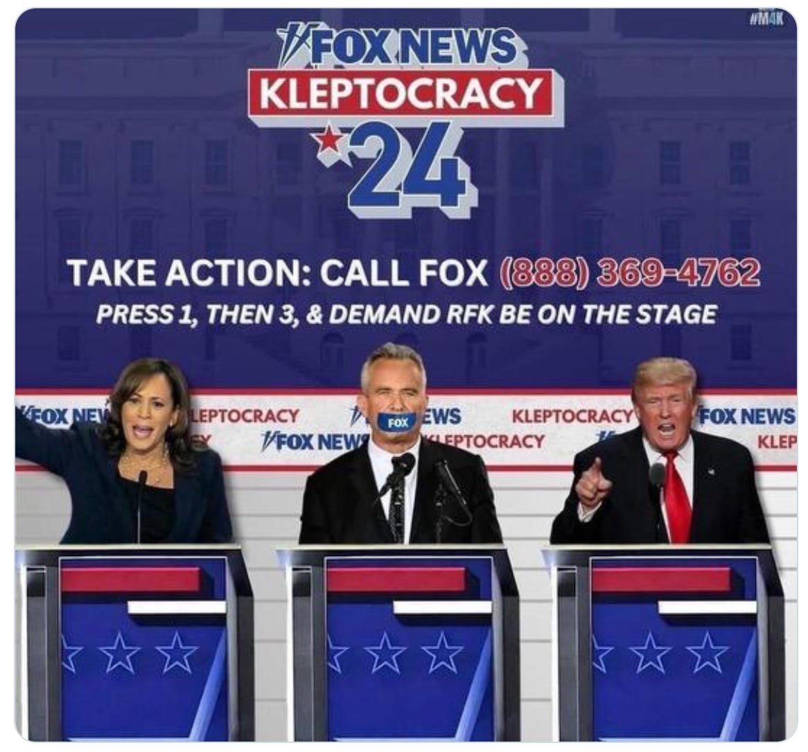 Kennedy Wants YOU to Tell Fox News to Put Him on the Debate Stage