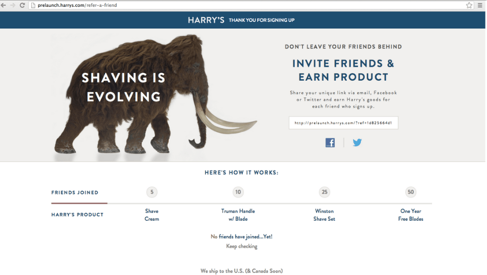 How Harry's Did a Stellar Referral Program Pre-Launch Campaign?