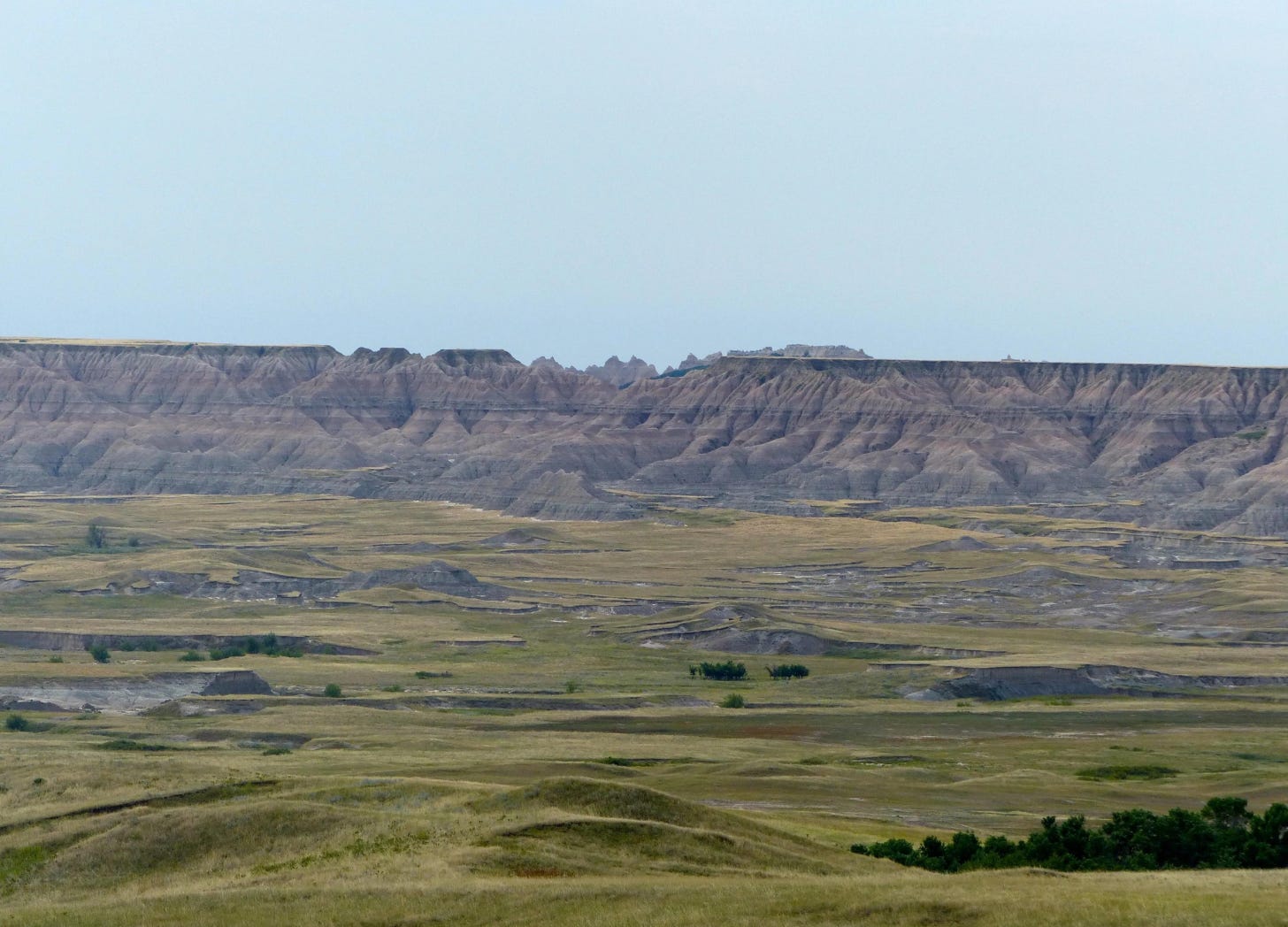 Open space of South Dakota Badlands