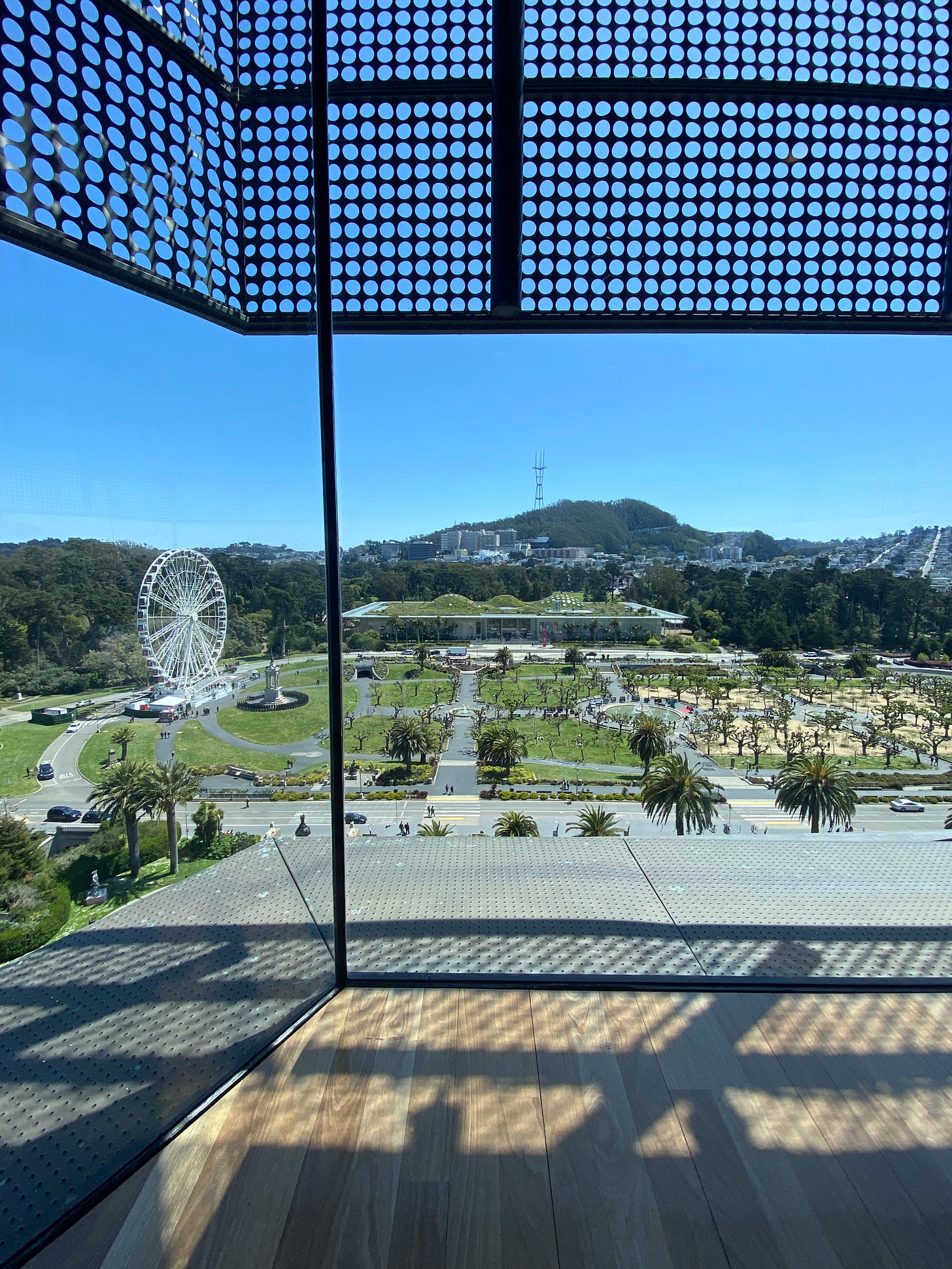 The de Young Museum Hamon Observation Deck San Francisco Brian Madden First Friday Newsletter