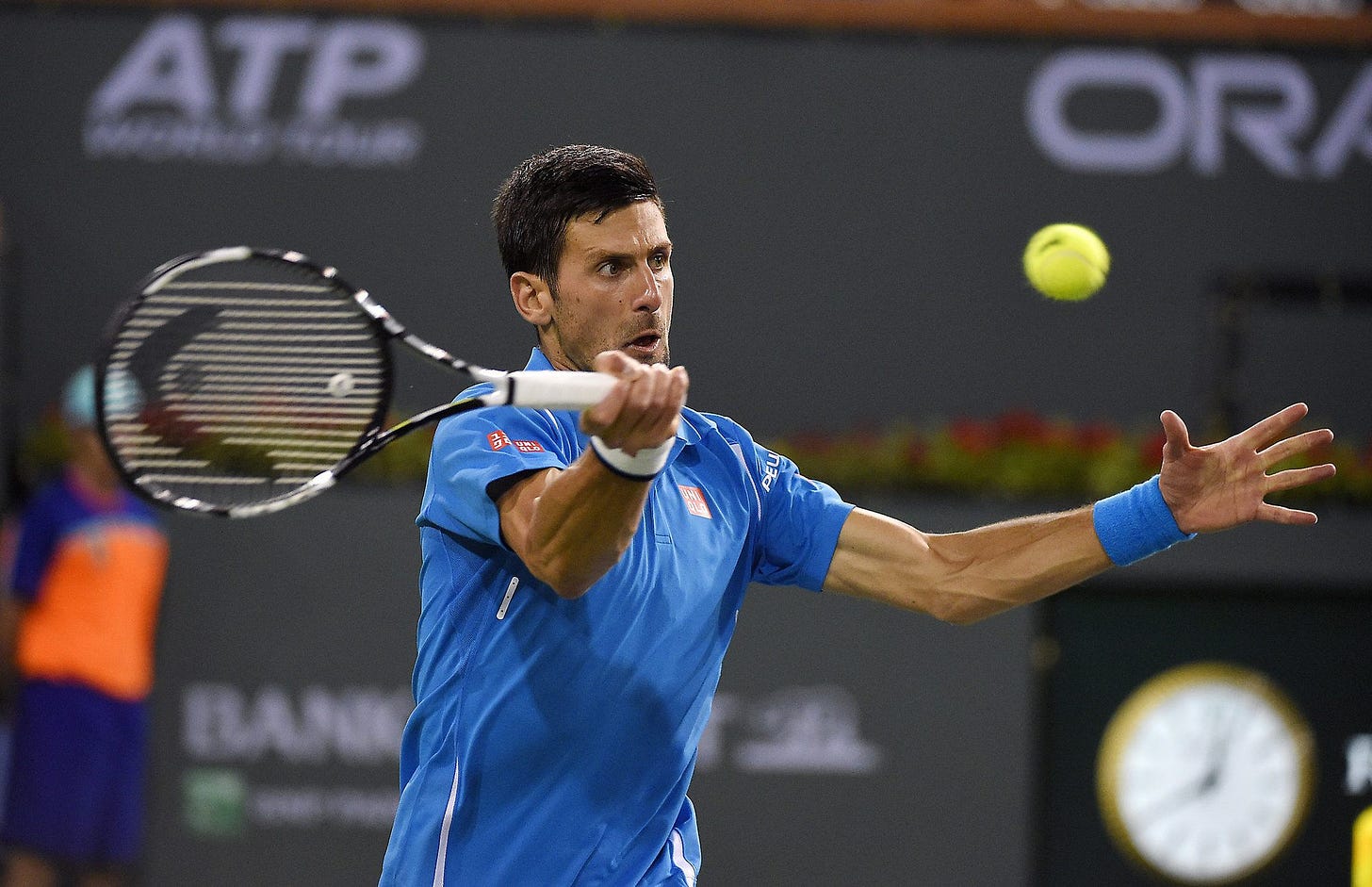 novak djokovic holding strong with 2016 indian wells quarterfinls set 2016 images