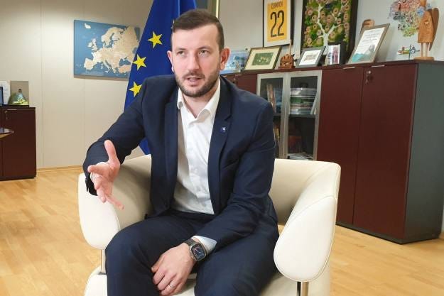Virginijus Sinkevičius, the EU’s environment and fisheries commissioner, says the bloc’s Farm to Fork strategy means ‘significant change for our farmers, but inevitably they will have to be part of the solution’