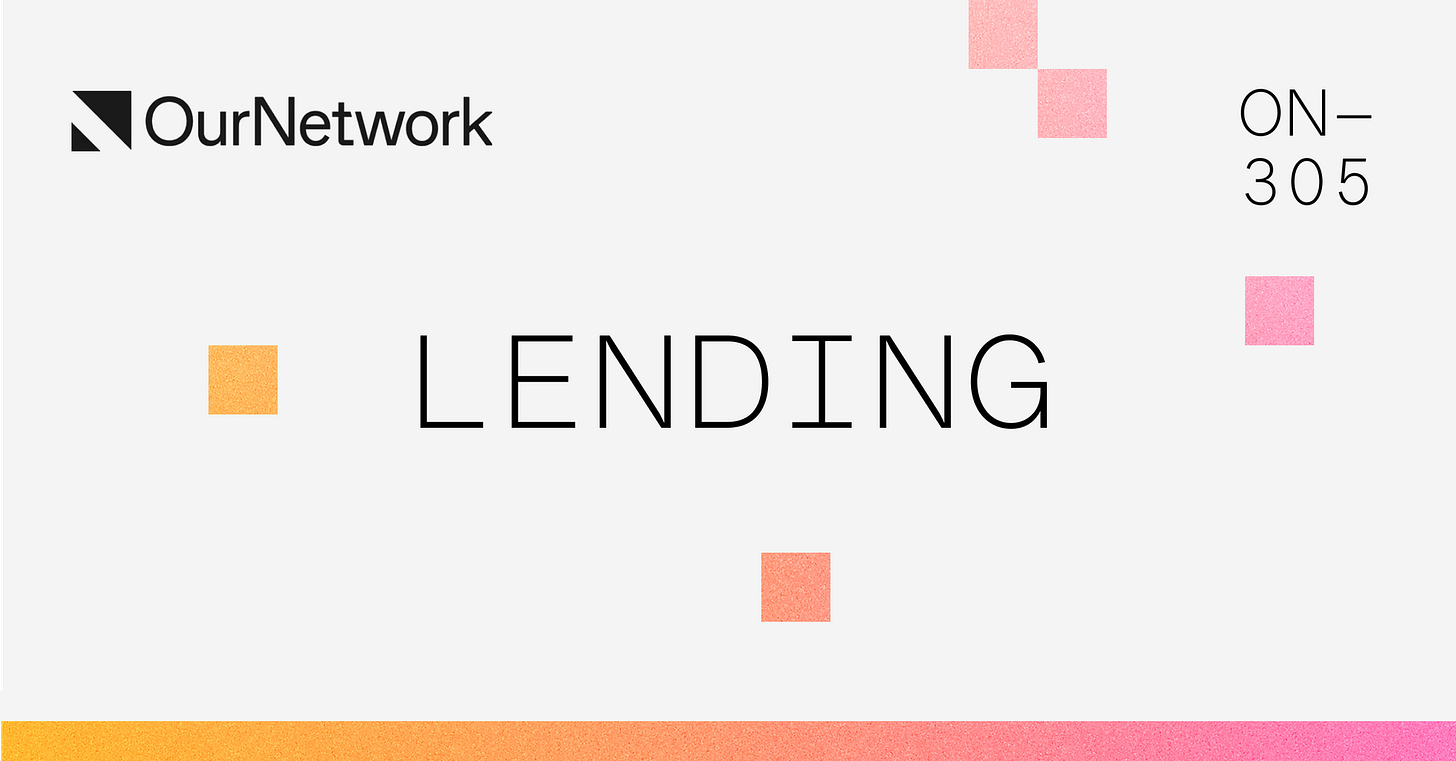 ON–305: Lending 🏦