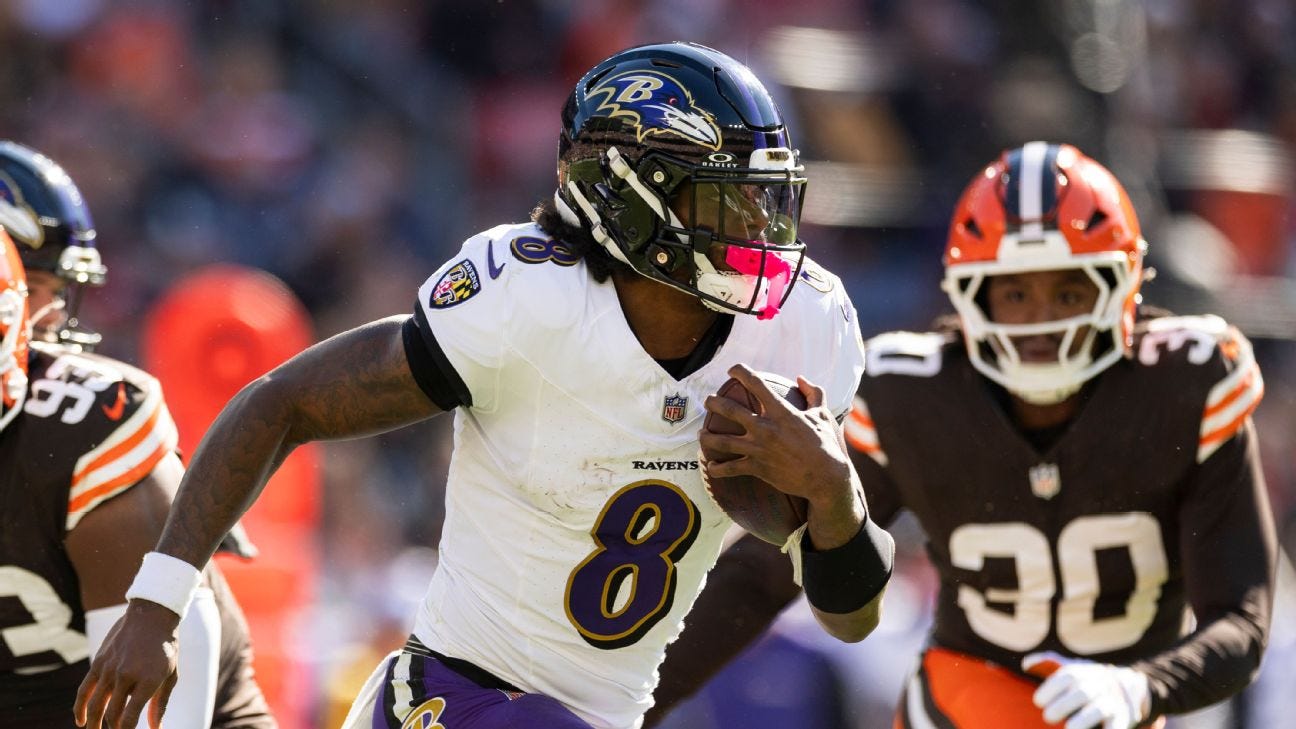 Ravens QB Lamar Jackson good to go for Broncos matchup - ESPN