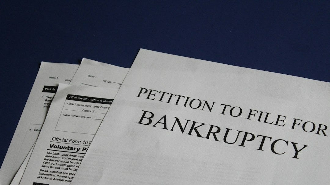Prominent Company In The Biotech Industry Files For Bankruptcy