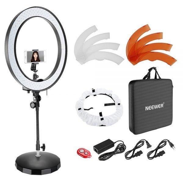 Neewer 18-inch Outer Dimmable SMD LED Ring Light Lighting Kit 2019 hottest holiday camera gifts