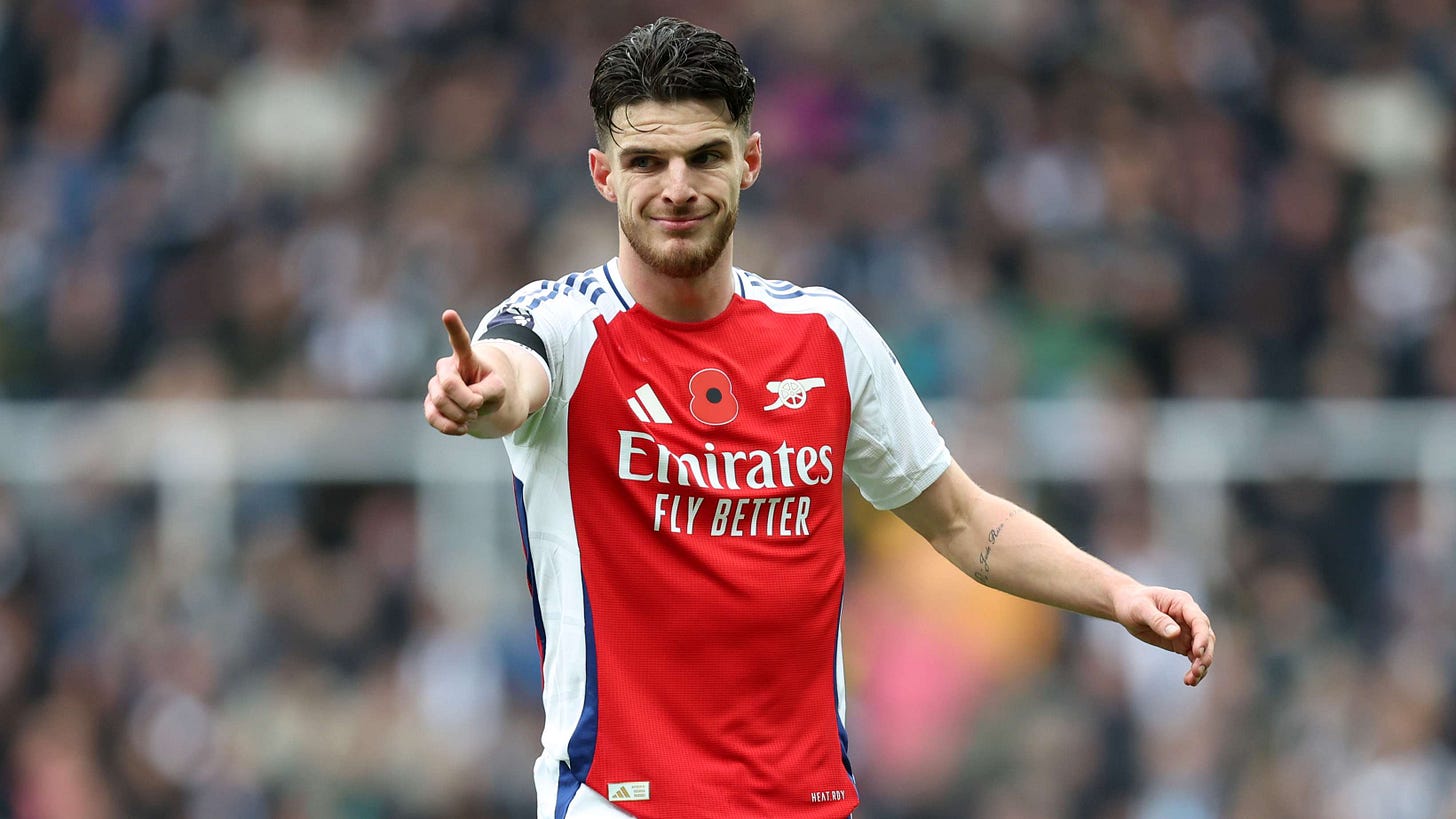 Declan Rice suffers broken toe! Arsenal sweating on midfielder's fitness  ahead of huge Premier League clash against Chelsea with England star eager  to play | Goal.com US
