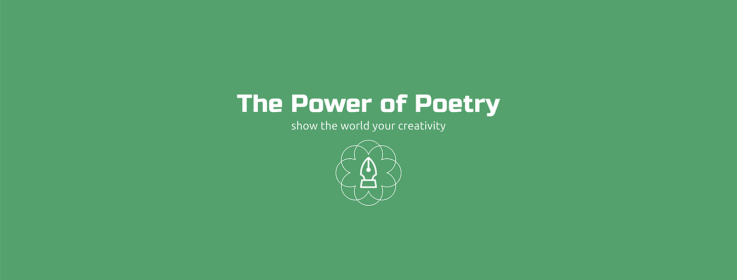 Power of Poetry, paid subscriber, professional poet, unwavering belief, shared vision, showcase poetry, nurture poetic voices, growth opportunity, shine in poetry, Medium publication.