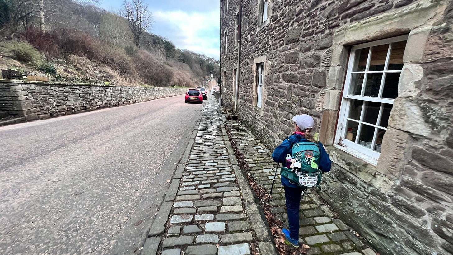 Walking into New Lanark