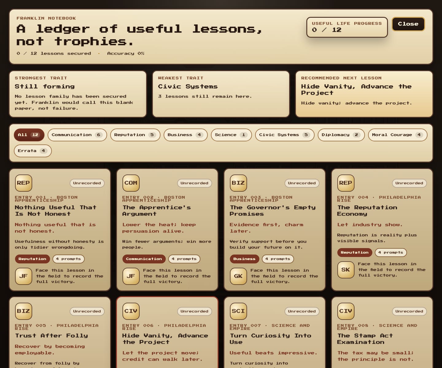 FranklinRPG screenshot 2